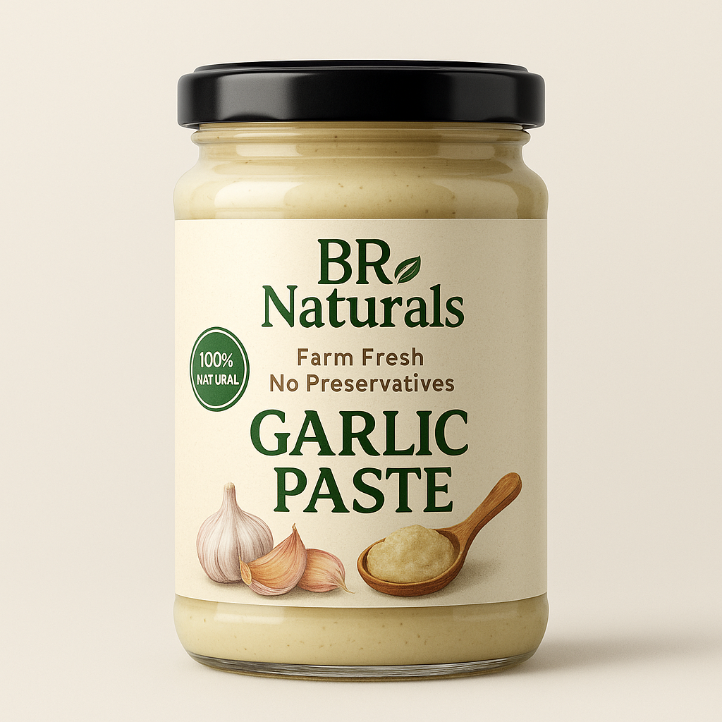 100% Organic Garlic Paste- Organic