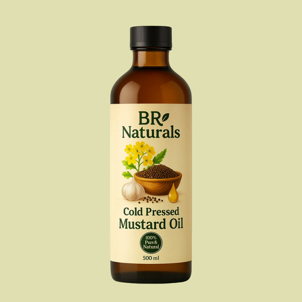 Pure Mustard Oil – Cold Pressed & 100% Natural